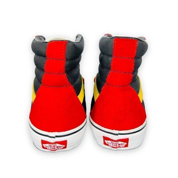 Vans SK8-Hi OTW Rally Red / Blue / Black / Yellow Men's 9 Women's 10.5 - Picture 5 of 11
